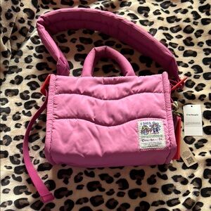 Colette by Colette Hayman Pink Quilted Crossbody Bag